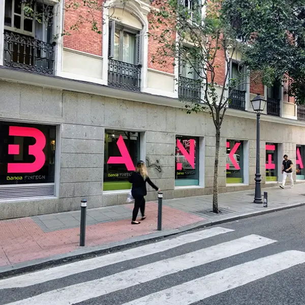 Bankia Fintech estudio de arquitectura Madrid y consultoría técnica a 90 grados